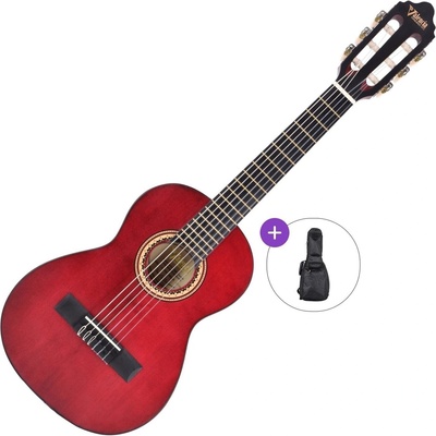 Valencia VC201 Basic SET Trans Wine Red Класическа китара с размер 1/4
