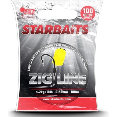 Starbaits Zig Line Číra 100 m 0,23 mm 4,2 kg