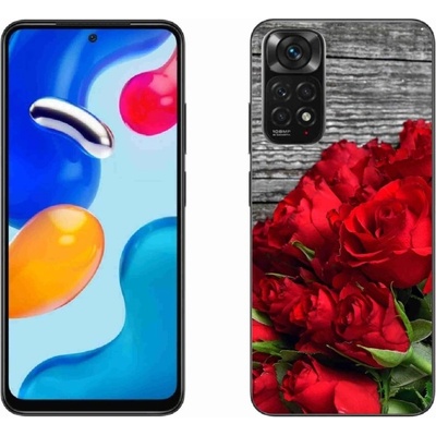 mmCase Gelové Xiaomi Redmi Note 11S 4G - červené růže