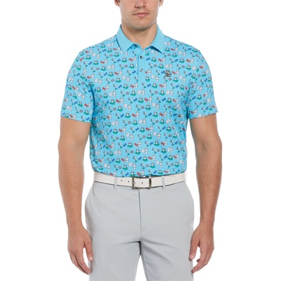 Original Penguin Golf Блуза с яка Original Penguin Golf Men's Short-Sleeve Performance Polo Shirt - Blue Atoll