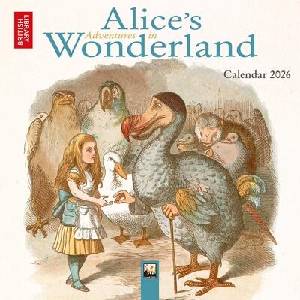British Library: Alice's Adventures in Wonderland Mini Wall Calendar 2026 (Art C (ISBN: 9781835624265)