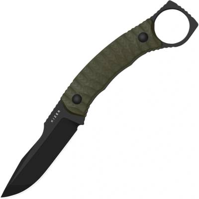Kizer BILLY BONES AEB-L Black PVD Coating&Stonewashed, G10 1115A1