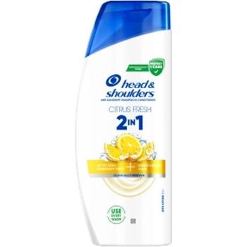 Head & Shoulders Citrus Fresh 2in1 šampón proti lupinám, 625 ml