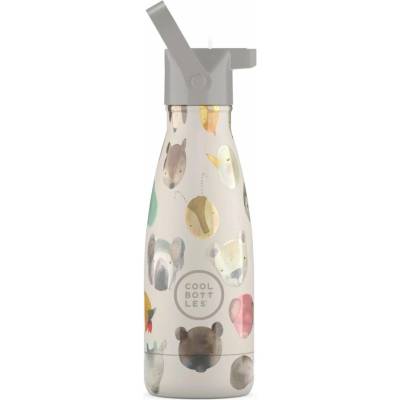 Cool Bottles dětská termolahev Kids Tiny Creatures třívrstvá 260 ml 3D