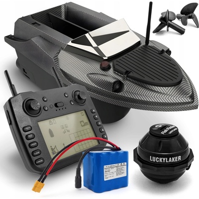 LOKEEVAN V030 s echolotem, dosah 800 m, baterie 20000 mAh, nosnost 3 kg, rychlost 15 km/h, GPS + taška – Hledejceny.cz