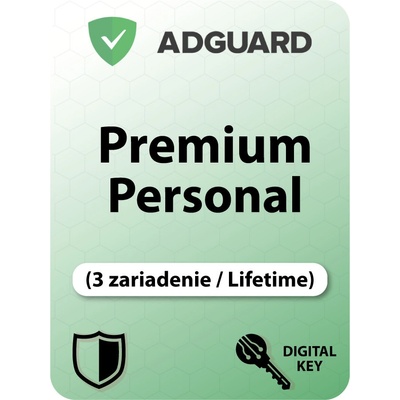 AdGuard Premium Personal 3 lic. / Lifetime