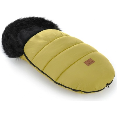 HappyBee Zimní Trinity SPORT s kožíškem Yellow