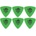 Dunlop 431R 0.88 Tortex Triangle 6 Перце за китара (431R88-6PACK-SET)