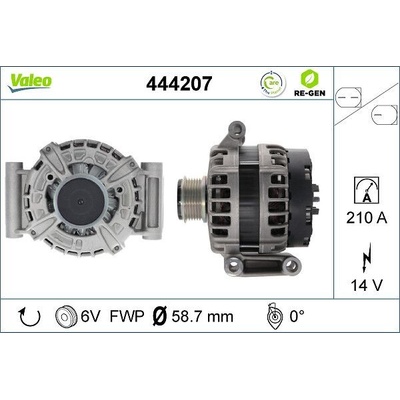 Alternátor VALEO 444207