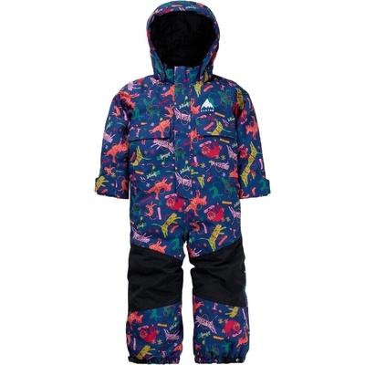 Detská zimná kombinéza Burton Toddlers L One Piece Snowsuit modrá viacfarebná
