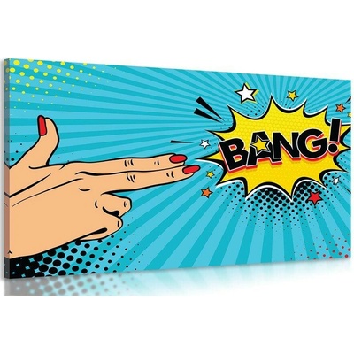 Obraz s pop art motivem - BANG! - 60x40