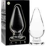 IBIZA Nebula Model 4 Anal Plug Borosilicate Glass 11x5cm Clear