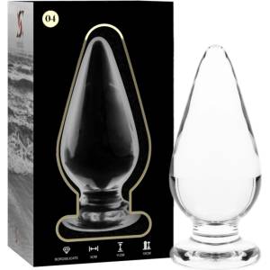 IBIZA Nebula Model 4 Anal Plug Borosilicate Glass 11x5cm Clear