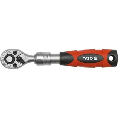 Ráčna 1/4" - 72T - teleskopická rukojeť 150-200mm CrV YATO – Sleviste.cz