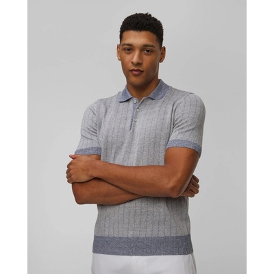 Gran Sasso pánská Lněná polokošile