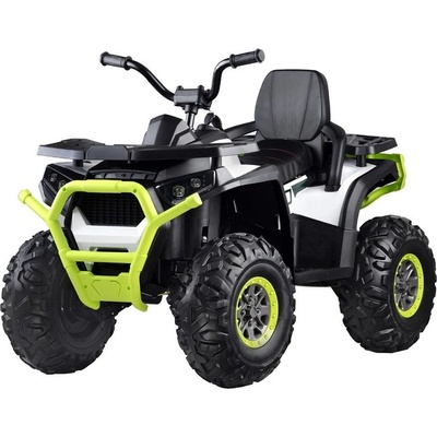 Joko Elektrická štvorkolka 4x4 ATV Desert penové kolesá kožené sedadlo biela