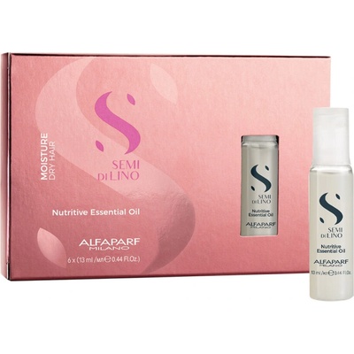 ALFAPARF Milano Възстановяващи ампули за суха и заплитаща се коса ALFAPARF MOISTURE NUTRITIVE ESSENTIAL OIL 6х13ml