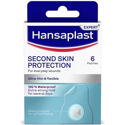 Hansaplast Second Skin náplasti hydrokoloidní 6 ks