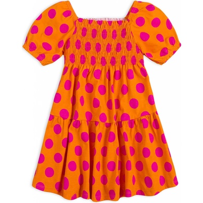 Dívčí šaty KYLY PUNTÍKY oranžové – Zbozi.Blesk.cz