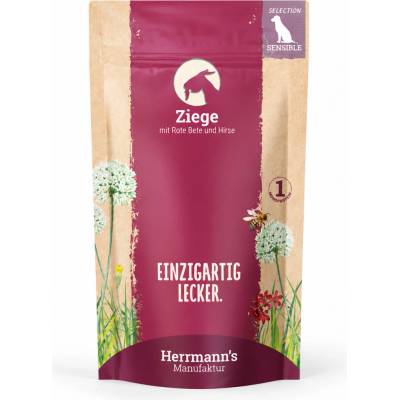 Herrmann's Kozí maso s červenou řepou a jáhly 150 g
