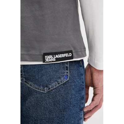 Karl Lagerfeld Jeans Памучна тениска Karl Lagerfeld Jeans (A1M17002)