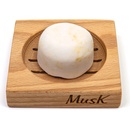 MusK Povzbudenie tuhý šampón pre podporu rastu vlasov 80 g