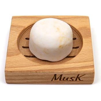 MusK Povzbudenie tuhý šampón pre podporu rastu vlasov 80 g