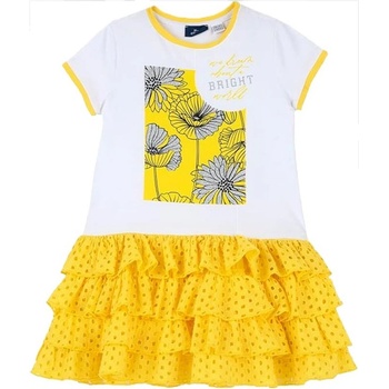 Chicco Girls Dress White/Yellow - 104