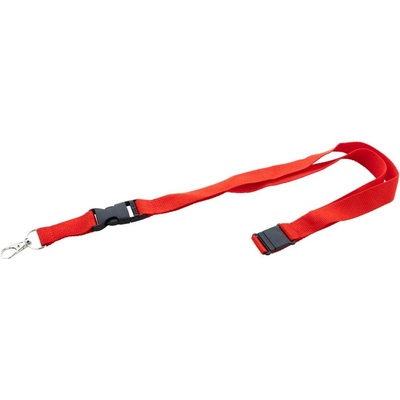 Snúrka na krk Revent Plus RPET lanyard červená