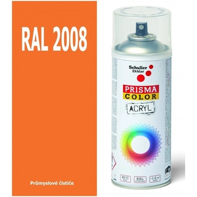 Schuller Ehklar Sprej oranžově broskvový lesklý 400ml, odstín RAL 2008 barva oranžově broskvová lesklá, , barvy ve spreji PRISMA COLOR 91302