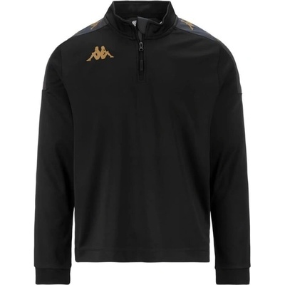 Kappa 4SOCCER GASSOLO mikina Sr černá/šedá