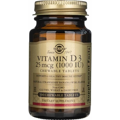 Solgar Vitamin D3 1000 IU 25 mcg 100 softgels