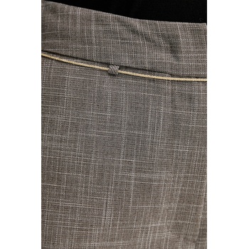 Simona Corsellini Панталон Simona Corsellini в кафяво със стандартна кройка, с висока талия A25CPPA01501 (A25CPPA01501)