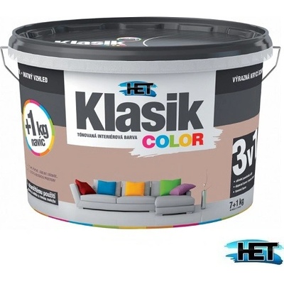 HET KLASIK COLOR 7 + 1 kg hnědý ořechový