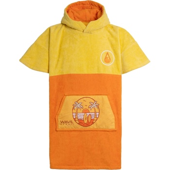 Wave Hawaii Детско пончо за сърф Wave hawaii Kid's Poncho Beach Surf poncho - Gelb / Orange - размер XS (750-2939-0111)