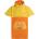 Wave Hawaii Детско пончо за сърф Wave hawaii Kid's Poncho Beach Surf poncho - Gelb / Orange - размер XS (750-2939-0111)