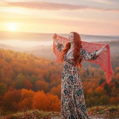 šála šátek alpaka hedvábí Coral Beauty
