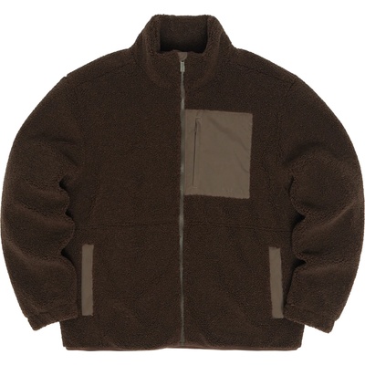 Mazine Мъжко поларено яке Mazine Padded Sherpa Jacket Fleece jacket - Chocolate / Grey Brown - размер XXL (005-6263-0115)
