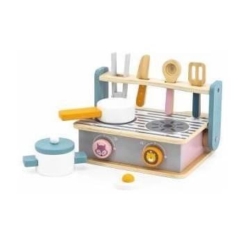 Vigan Wooden Folded Stove and Grill Viga Toys