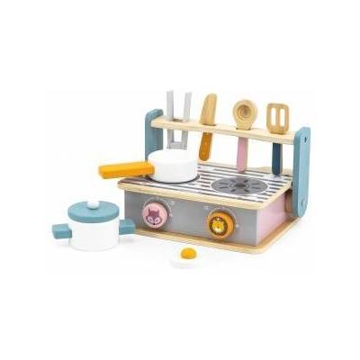 Vigan Wooden Folded Stove and Grill Viga Toys