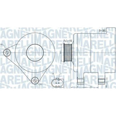generátor MAGNETI MARELLI 063731986010