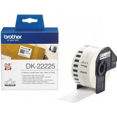 Brother DK-22225 (bílá papírová role, 38mm), DK22225
