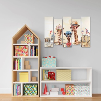 Art gift Декоративен панел за стена Парти жирафи