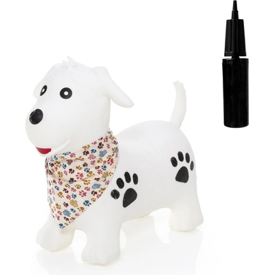 Zopa hopsadlo Skippy dog white – Sleviste.cz
