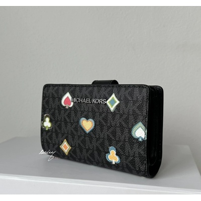 Michael Kors dámská peněženka Jet set travel Bifold medium černá