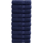 vidaXL Премиум кърпи за ръце SOLUND 10 бр сини 50x100 см 600 gsm (137259)