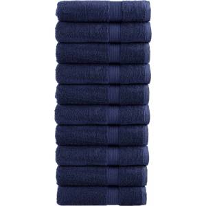 vidaXL Премиум кърпи за ръце SOLUND 10 бр сини 50x100 см 600 gsm (137259)