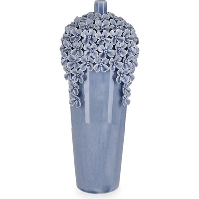 Bizzotto Treasure СВЕТЛОСИНА ДЕКОРАТИВНА ВАЗА h40 (0501470)