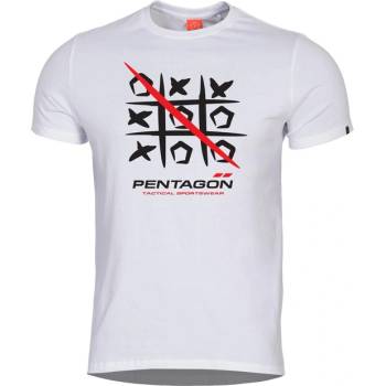 Pentagon Кратка тениска Ageron 3T, бяла (K09012-3T-00)