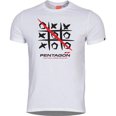 Pentagon Кратка тениска Ageron 3T, бяла (K09012-3T-00)